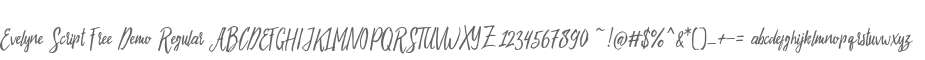 Evelyne Script Free Demo Regular