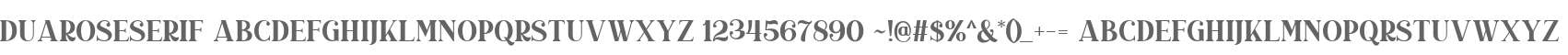 DuaroseSerif