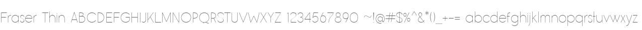 Fraser Thin
