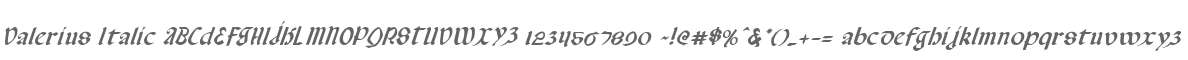Valerius Italic