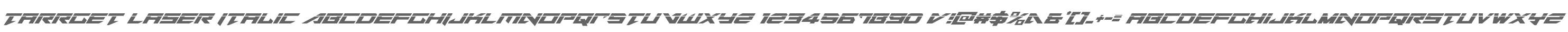 Tarrget Laser Italic