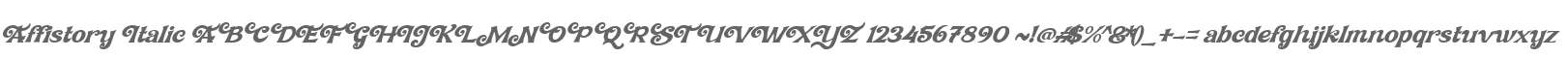 Affistory Italic
