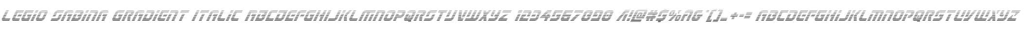 Legio Sabina Gradient Italic