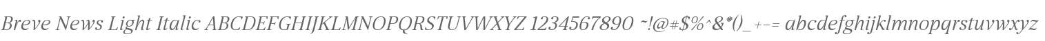 BreveNews-LightItalic