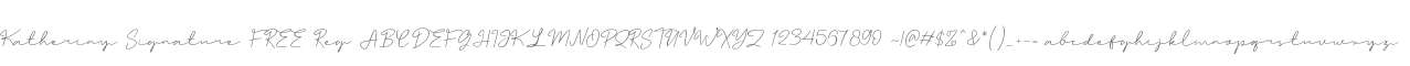 Katheriny Signature FREE