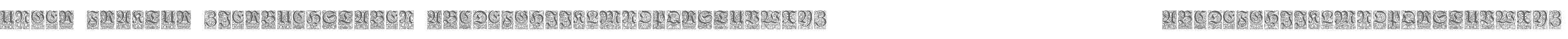 Unger-Fraktur Zierbuchstaben