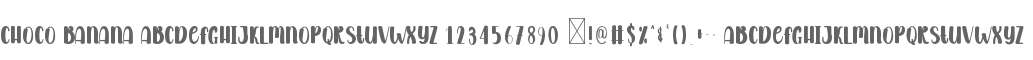 Choco Banana