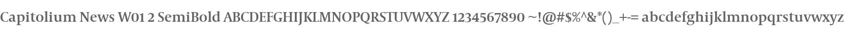 Capitolium News W01 2 SemiBold