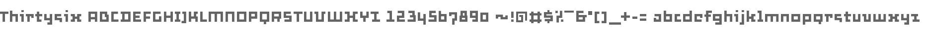 Thirtysix