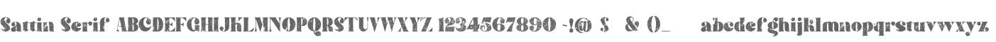 Sattin Serif