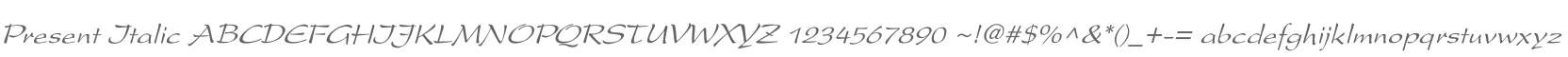 Present Italic