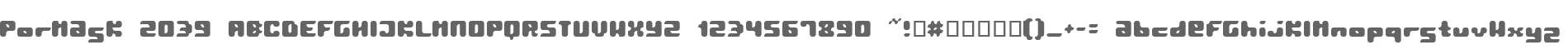 Pormask 2039