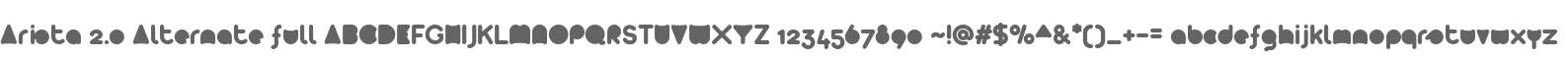 Arista 2.0 Alternate full