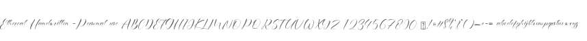 Ethereal Handwritten -Personal use