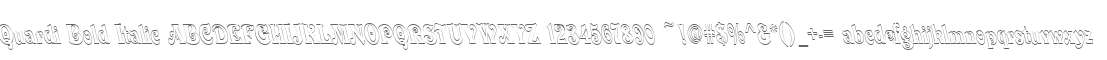 Quardi Bold Italic