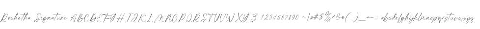 Rochetha Signature