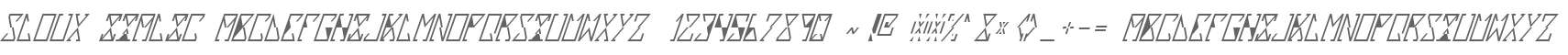 Sloux Italic