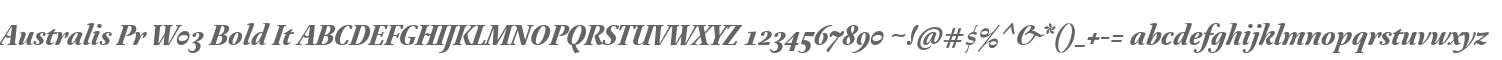 Australis Pr W03 Bold It