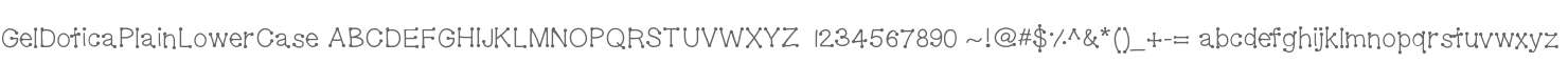 GelDoticaPlainLowerCase