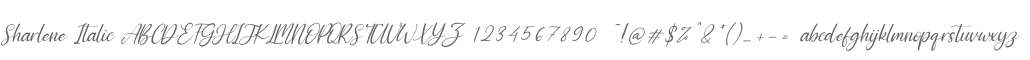 Sharlene Italic
