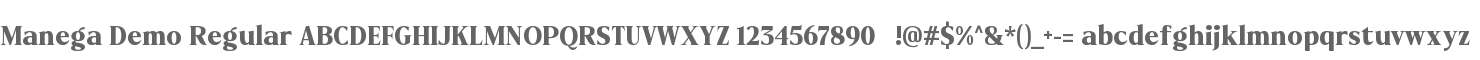 Manega Demo
