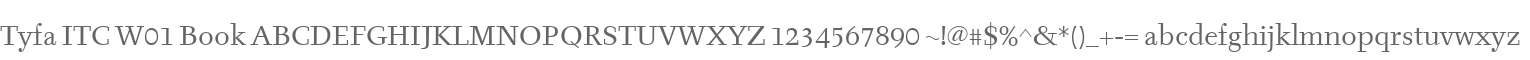 Tyfa ITC W01 Book
