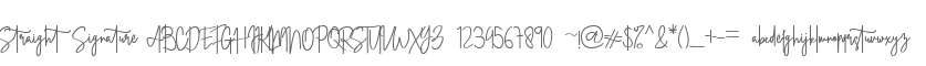 Straight Signature