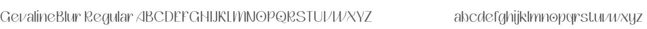 Gevaline Blur Demo