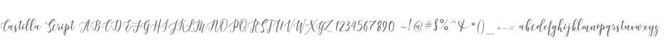 Castilla Script