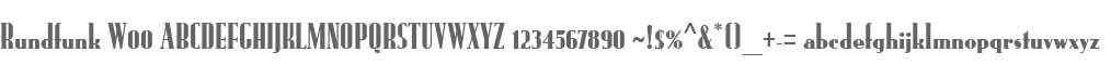 Rundfunk W00