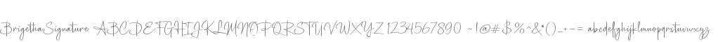 Brigetha Signature