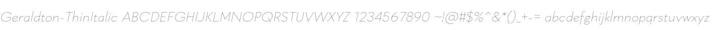Geraldton-ThinItalic