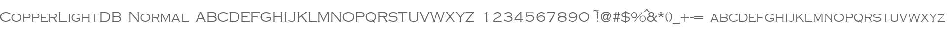 CopperLightDB Normal
