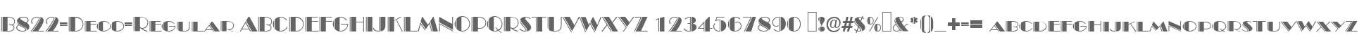 B822-Deco-Regular