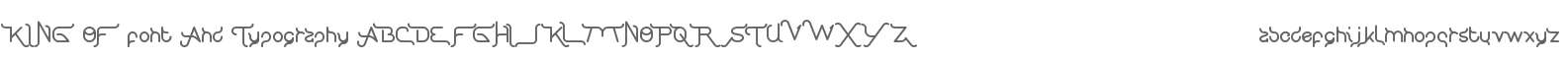 KING OF font And Typography