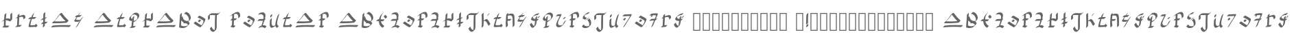 Hylian Alphabet Regular