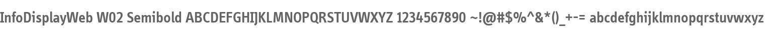 InfoDisplayWeb W02 Semibold