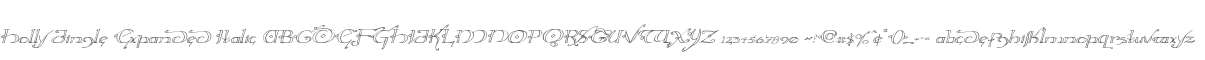 Holly Jingle Expanded Italic