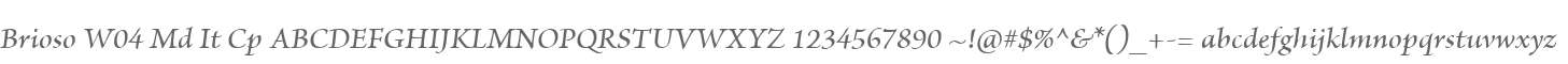 Brioso W04 Md It Cp