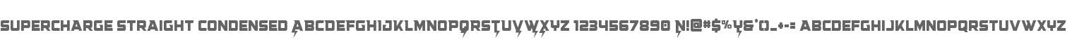 Supercharge Straight Condensed