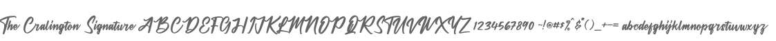The Cralington Signature