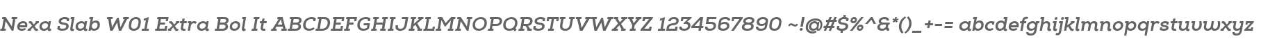 Nexa Slab W01 Extra Bol It