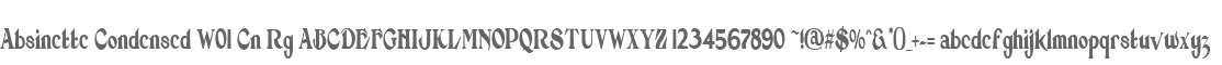 Absinette Condensed W01 Cn Rg