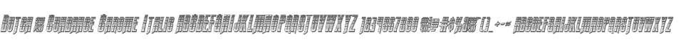Butch & Sundance Chrome Italic