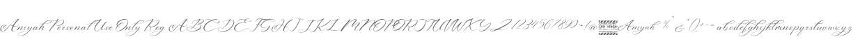 Aniyah Personal Use Only