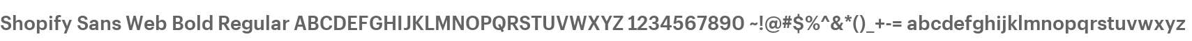 Shopify Sans Web Bold Regular