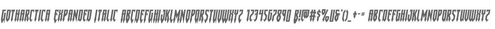 Gotharctica Expanded Italic
