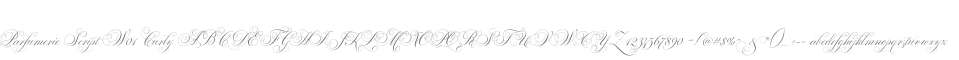 Parfumerie Script W01 Curly