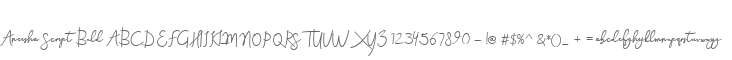 Aneisha Script Bold