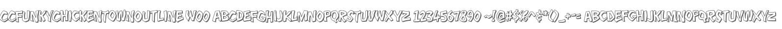 CCFunkyChickenTownOutline W00